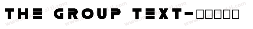 the group text字体转换